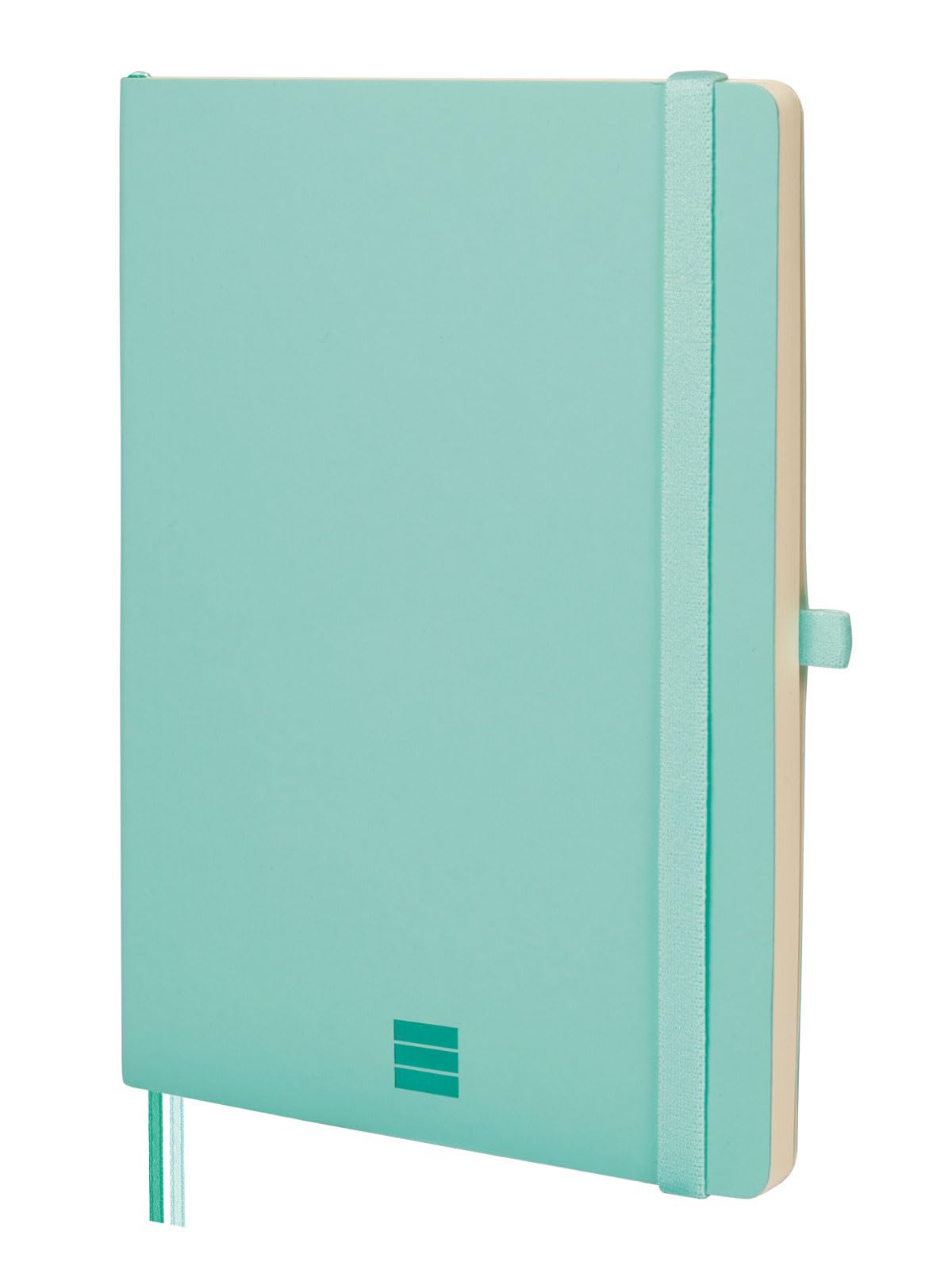 FINOCAM – Nexo Notebook Soft Cover Horizontal Ruled Turquoise | A5 Notebook with Micro-Perforated Pages | Pocket and Pen Holder | 72 Pages, Ideal for Writing — image 1