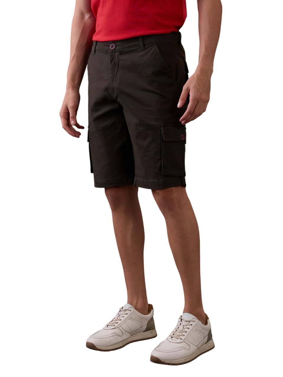 Giordano Men's Mid Rise Regular Fit Solid Knee Length Cotton 6 Pockets Cargo Shorts - Review, Price and Buying Guide