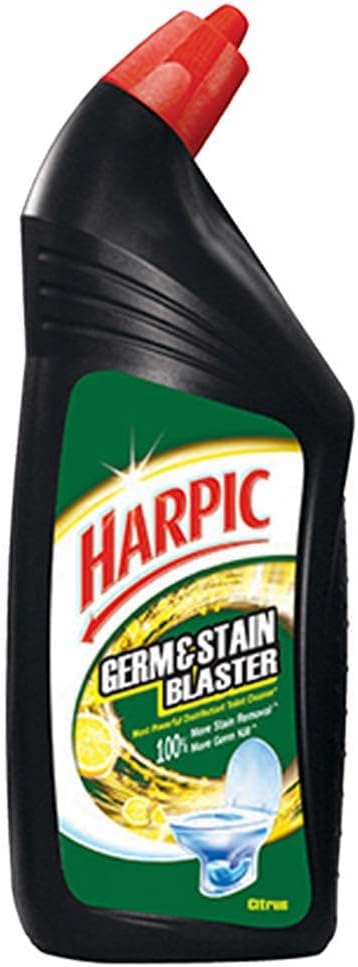 Germ & Stain Blaster Disinfectant Toilet Cleaner, Citrus - 750 ml | India's # 1 Toilet Cleaner