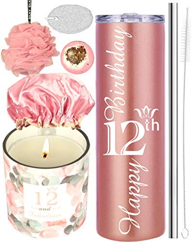 12th Birthday Gifts for Girl, 12 Birthday Gifts, Gifts for 12th Birthday Girl, 12th Birthday Decorations, Happy 12th Birthday Gift, 12th Birthday Tumblers, 12th Birthday Party Supplies