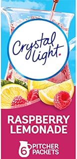 Crystal Light Sugar-Free Raspberry Lemonade Low Calories Powdered Drink Mix 72 Count Pitcher Packets