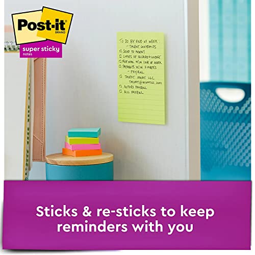 Post-it Super Sticky Notes Mmm5845ssuc blocs de notes autocollantes - 3