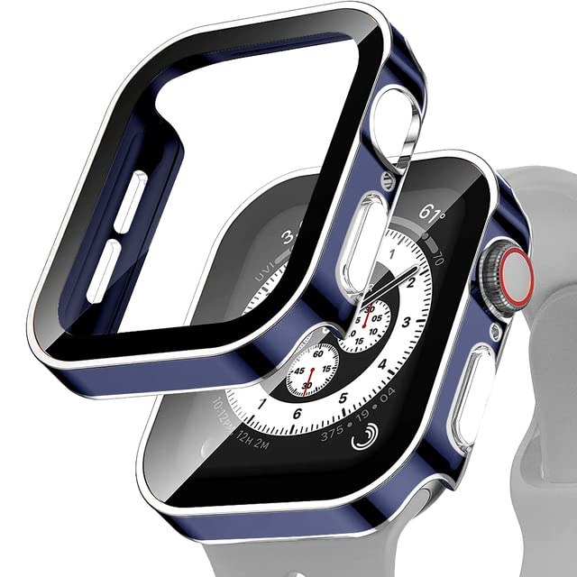 Protecteur d'écran Apple Watch 41mm et boîtier rigide pour iWatch 8 7 SE
