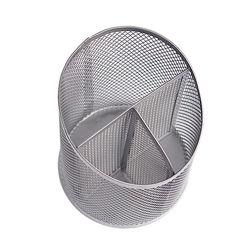 STOBOK Portalápices Pantalla De La Pluma Organizador De Lápices Contenedor De Pluma Caja De Lápices Genial Soporte De Monitor Organizador De Escritorio De Oficina Silver