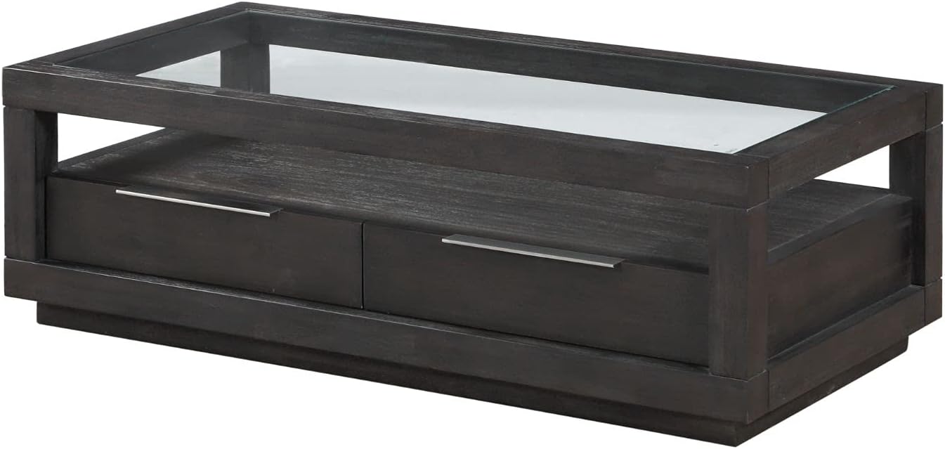 Modus Oxford Coffee Table with 2-Drawer, Basalt Grey