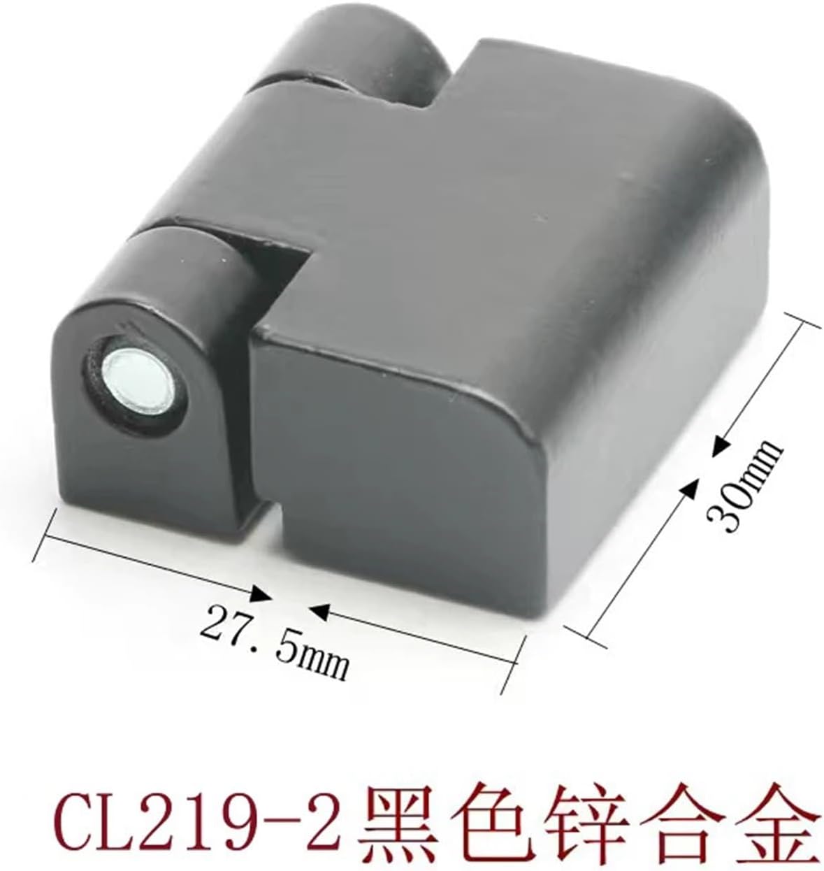 1PCS Zinc Alloy Distribution Mechanical Equipment Door Hinge Industrial Furniture Close Cabinet Gate Hinges(1PCS-Bright- Zinc)