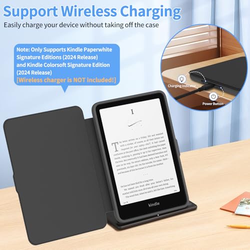 Image of Sanyetral Protective Case with Auto Wake /Sleep Function, Incompatible with TCL Remarkable Nokia -Black