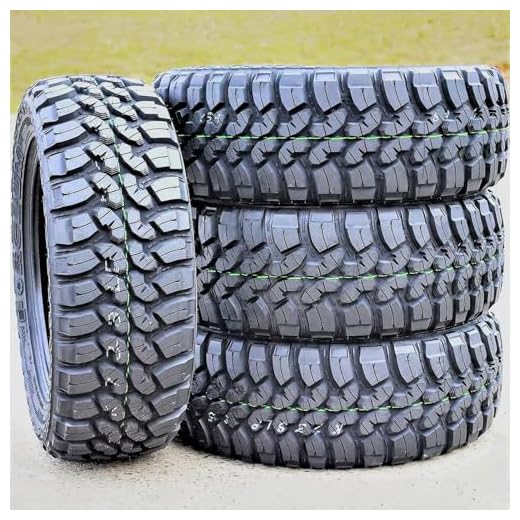 Set of 4 Forceum M/T 08 Plus Mud Off-Road LT235/75R15 Tires - 104/101Q Load Range C 6-Ply BSW