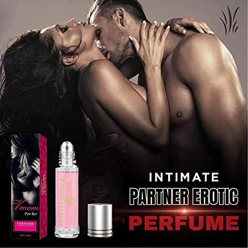 Venom Scents Pheromones For Women Zoroz Silver Edition, Zoroz Roll On Perfume Pheromone Oil For Women To Attract Men 10Ml, 0.33 Oz Long-Lasting Fragrance Pheromone Perfume For Men Women (2Pcs Pink) #TOP4