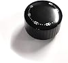 Air Fryer Switch Knob - Compatible With Philips HD9200 - Timing Knob Fryer Knob ReplacementBlack Short