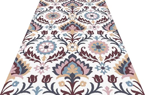 Image of 10x14 Ft Wool Area Carpet - Designer Hand-Tufted Rug for Large Bedrooms, Offices & Reception Areas