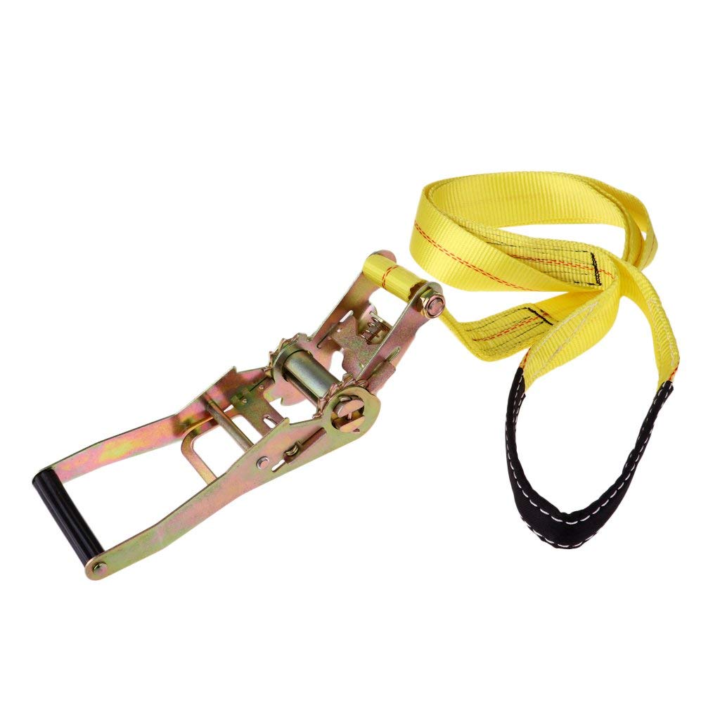 36 FT Slackline Kit mit Haken und Ratsche für Anfänger, Kinder und Familien (Gelb)