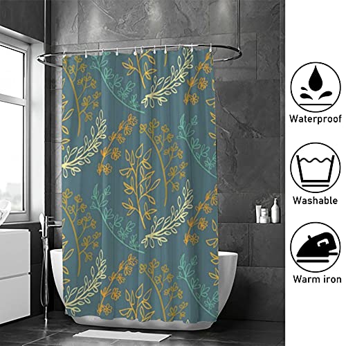 Rideau de douche lavable en machine polyester imperméable CHEHONG - 5