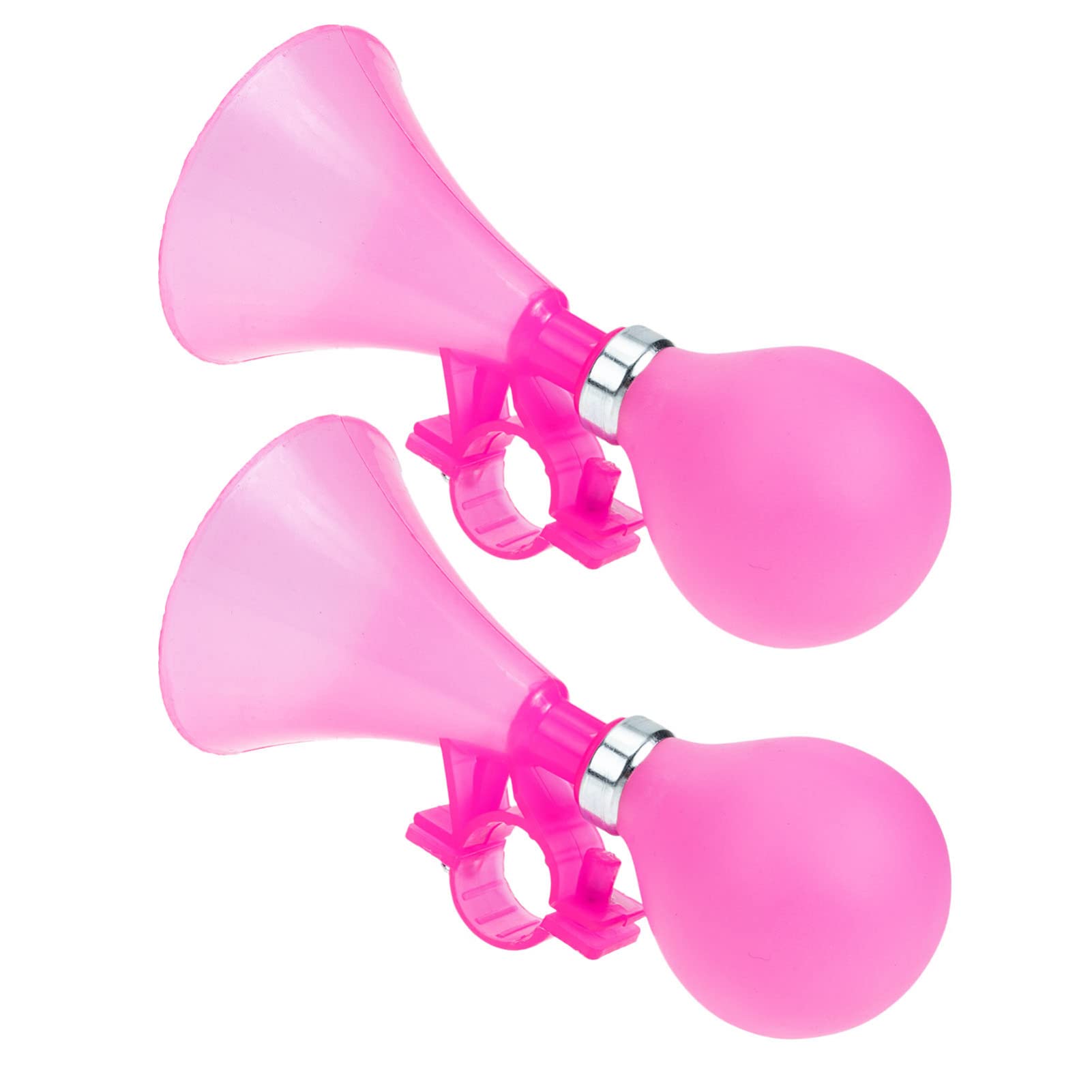 Toddmomy 2pcs Air Squeeze Horn Bell Lightweight Plastic Scooter Horns for Boy Girl Adults Crisp Sound Warning Accessory for Style