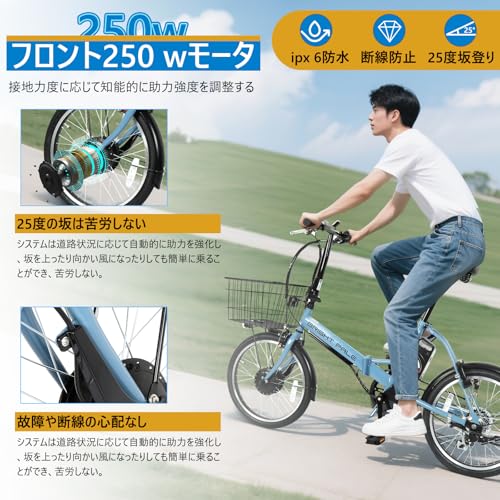 BRIGHT PALE 電動アシスト自転車 BRT-206-EB の商品画像 2