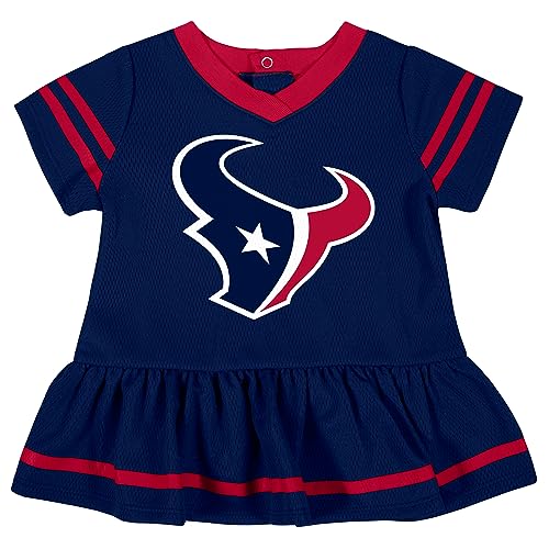 Image of Gerber NFL Baby Girls Jersey Dress and Diaper Cover