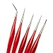 AIT Art Select Micro Detail Brush Set, 5 Miniature Paint Brushes for Fine Detail, Handmade in USA for Trusted Performance, Triangular Handle Design for the Best Grip and Ultimate Precision