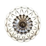 HOMSFOU Kristallglas Obstteller Transparent Ein Stück für Snacks und...