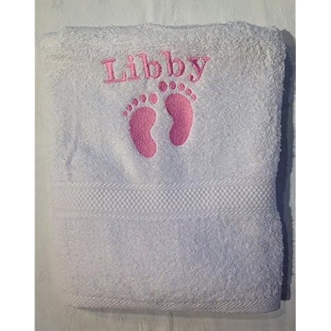 Personalised Egyptian Cotton Baby Bath Towel Cover