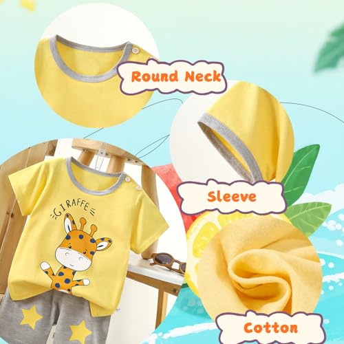 Image of LMYOVE Casual round-neck short-sleeved T-shirt and short suit summer beachwear