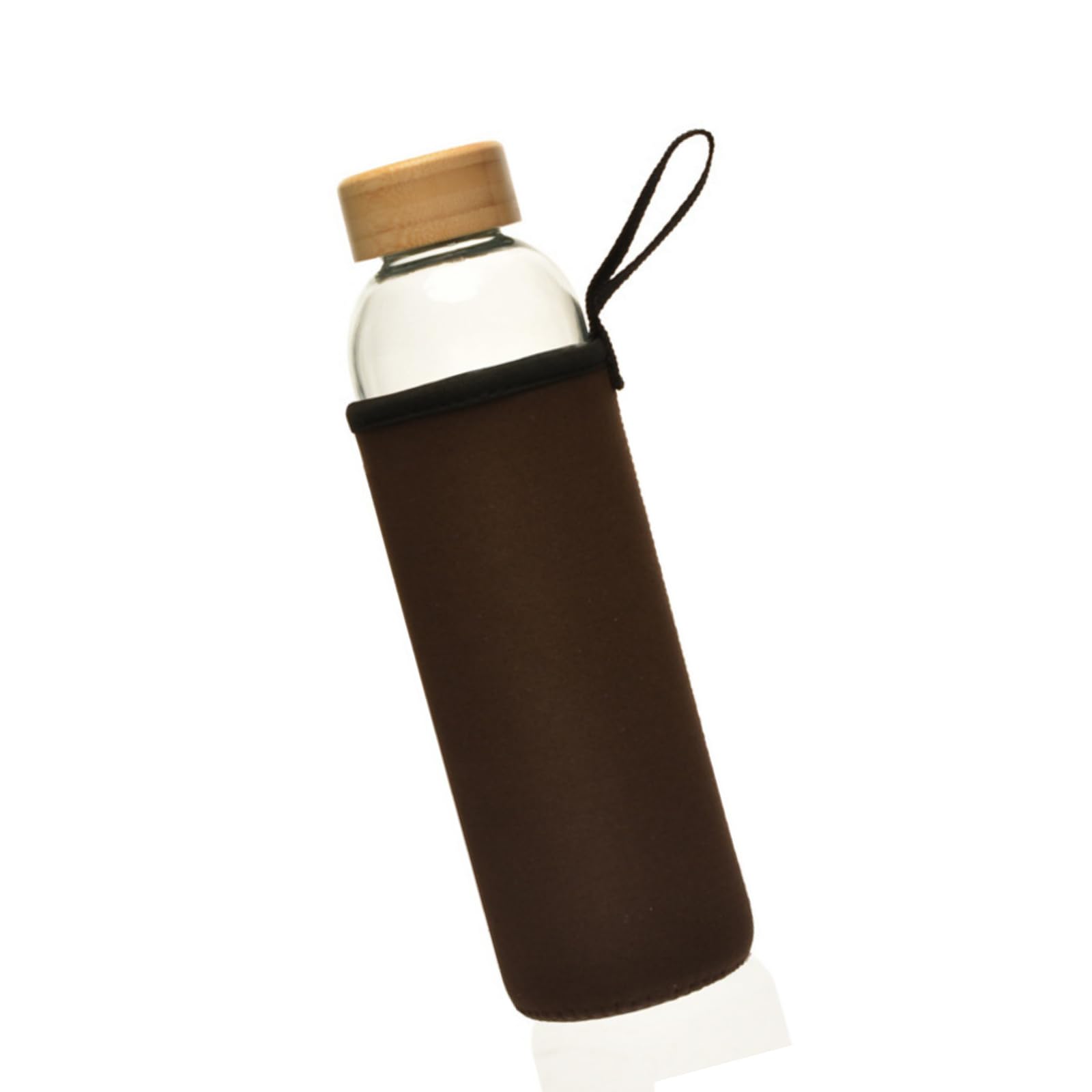 Xinsheinelry 750ml Glass Water Bottle with Cover and Nonrust Steel Infuser Temperature Resistant Tea Infuser