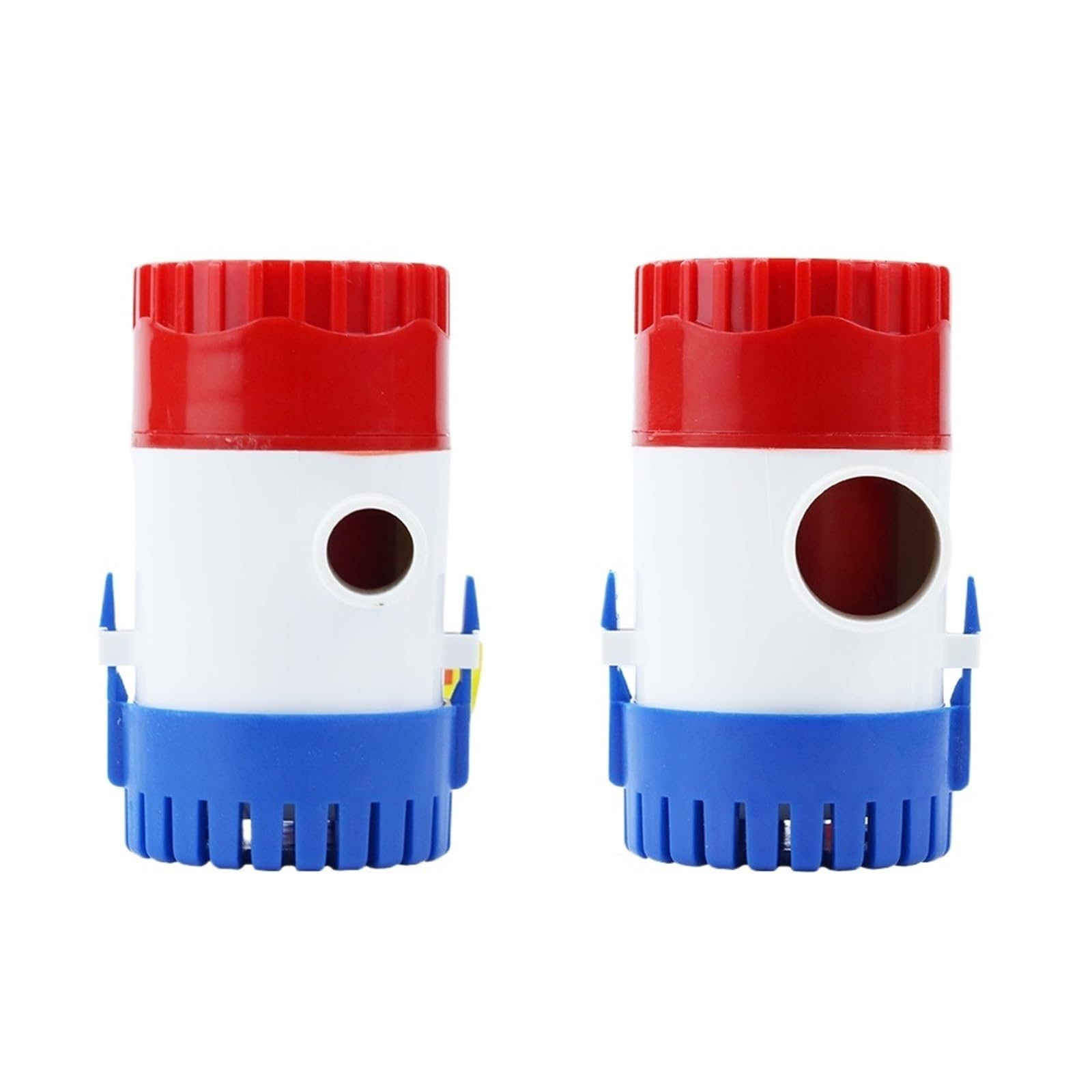 Zatapialna mini elektryczna pompa zęzowa do łodzi 12 V/24 V, 350/500/750/1100 GPH, z czujnikiem pływakowym (500 GPH z przełącznikiem, 12 V)