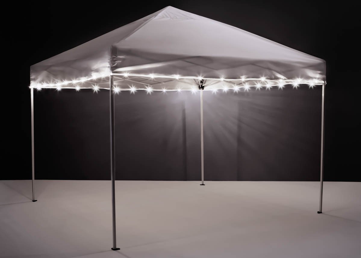 Amazon Com Brightz Canopybrightz Led Tailgate Canopy And Patio Umbrella Accessory Lighting Kit Lights Only White Home Improvement