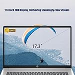 HP 17 Laptop, 17.3" FHD Display, 32GB RAM, 1TB SSD, AMD Ryzen 5 Processor(Beats i7-1165G7, Up to 4.3GHz), Webcam, Numeric Keypad, Long Battery Life, Windows 11 Home, Alpacatec Accessories, Silver - Image 3