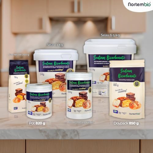 Nortembio Bicarbonate de Sodium 6,5 kg Additif Alimentaire pour Cuisine et Pâtisserie, Qualité Gourmet, Haute Pureté 100% Naturelle + eBook OFFERT – vue 4