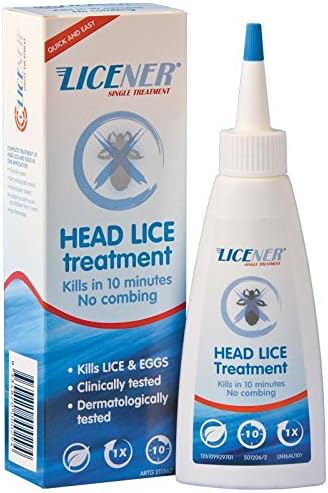 Licener Anti Lice Shampoo Single Treatment Eliminates Lice and Lice-Eggs 100ml