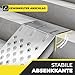 MASKO® 2X Auffahrrampe | Verladerampe | Verladeschiene | verzinkter Stahl | Antirutsch | 200kg* Pro Stück | Max 400kg* Pro Paar | Motorrad ATV Quad PKW Auto Laderampe | Anhängerrampe