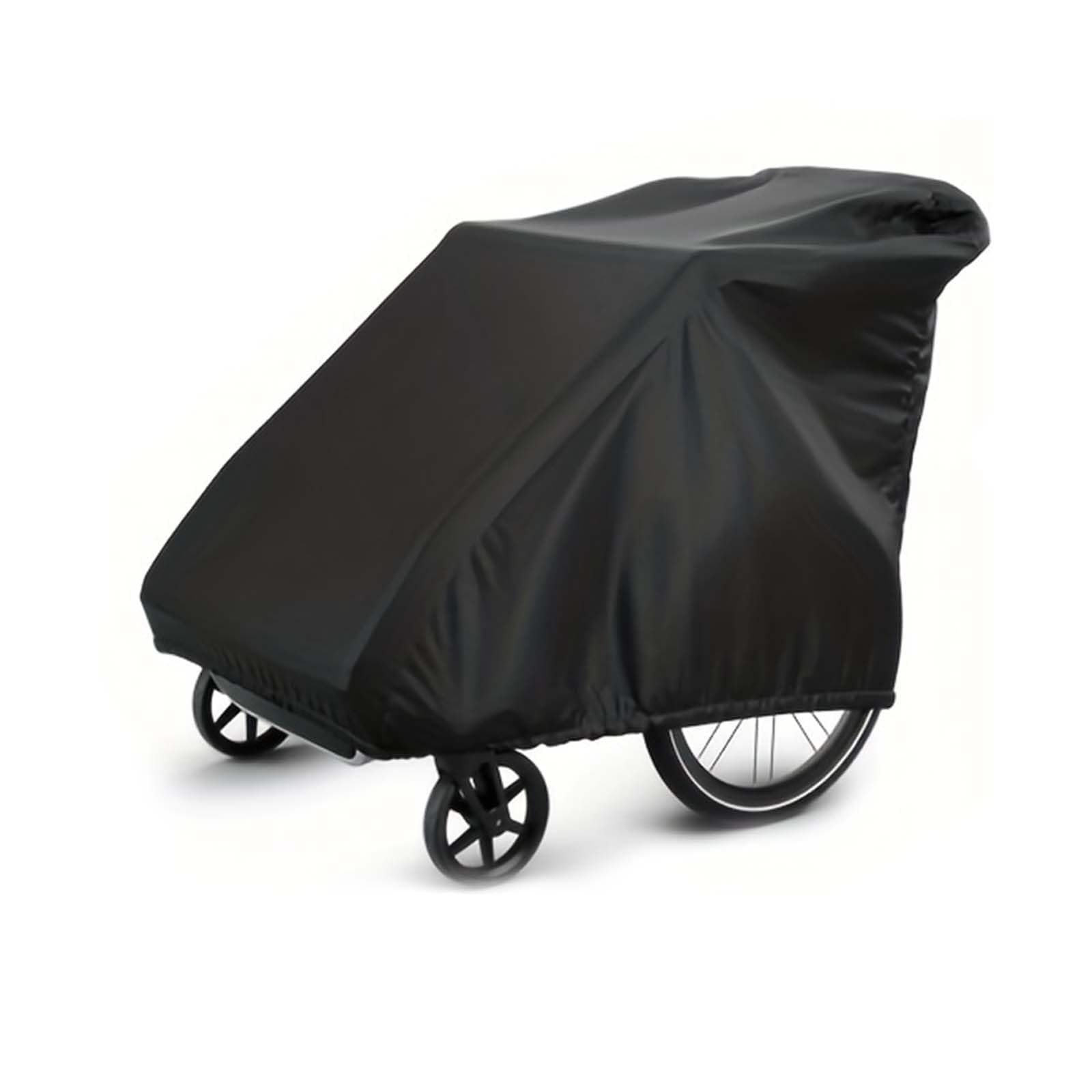 Funda plegable para remolque de bicicleta, Remolque de bicicleta de garaje plegable, Funda plegable para remolque de Remolque de perros, Tejido Oxford 210D impermeable y cortavientos