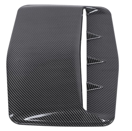 Image of Automaze Car Bonnet Accessories Hood Scoop, Air Intake Vent, Carbon Black