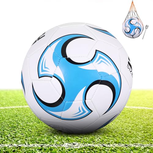 YIUAIPIT Soccer Ball Size 4, Anti-Explosion Design Soccer Ball, Indoor Outdoor Football for School Training Practice or Boys Girls Toddlers Gift
