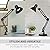 Newhouse Lighting Wright Painted Black Metal Flexible 2-in-1 Weighted Base and Clamp Mount Swing Arm Wright Architect Desk Lamp with Energy-Efficient 5-Watt LED Bulb