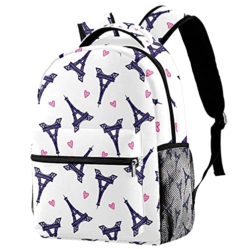 Mochilas ligeras Torre Eiffel para senderismo, viajes y camping