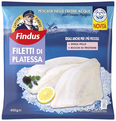 Capitan Findus, Filetti di Platessa, 4 porzioni, 450g (Surgelato)