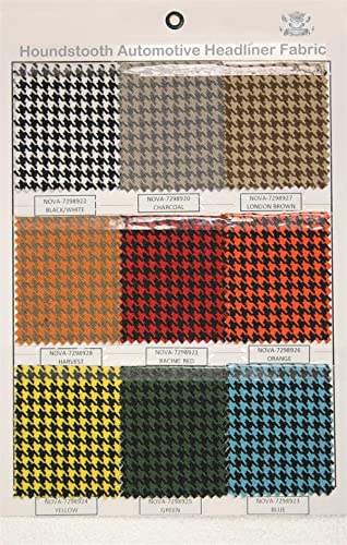 1点物⭕️お安く!◎Custom Vintage Fabric◎AR 9.75 Amazon.com: Houndstooth Automotive Retro Headliner