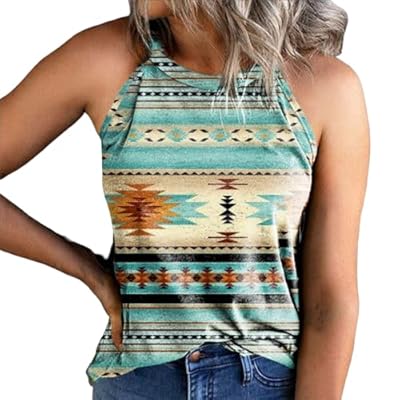 Womens Summer Tank Aztec