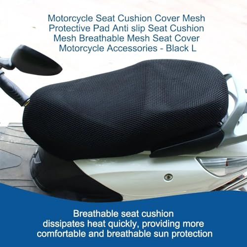 Cojín antideslizante para asientos de moto que elimina el sudor y calor en Adv350 y R1 2007 4