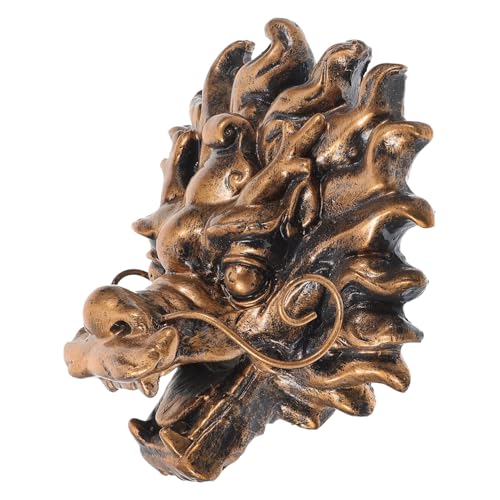 BEBEMOKO Fontaine Murale de Jardin Robinet en Bronze Antique 13x15x8 Cm Décor Extérieur Villa Jardin Fontaine Extérieure Jet d'eau Apaisant et Fixation Murale Adaptée aux Espaces