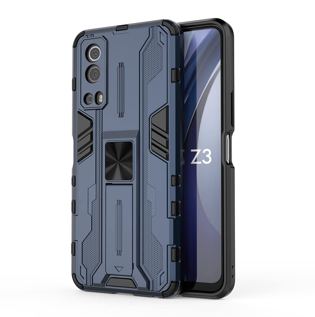 SEAHAI Handyhülle Für Vivo Y72 5G / Y52 5G – Militärschutz Mit Ständer, Schwarz