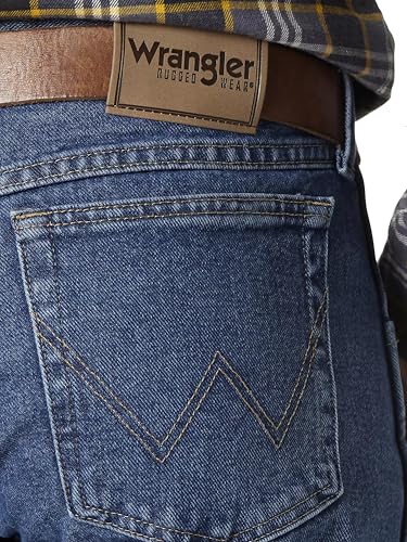 Wrangler Men's Relaxed Fit Jean, Antique Indigo, 35W / 34L