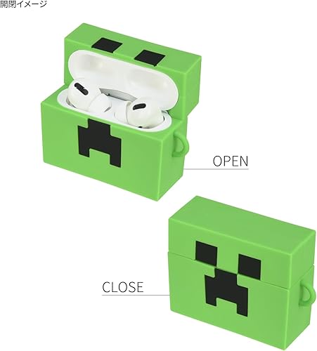 Miniatura 3 de Gourmandies CMC-07A Silicone Case Creeper for Minecraft AirPods Pro (2nd Generation) / AirPods Pro
