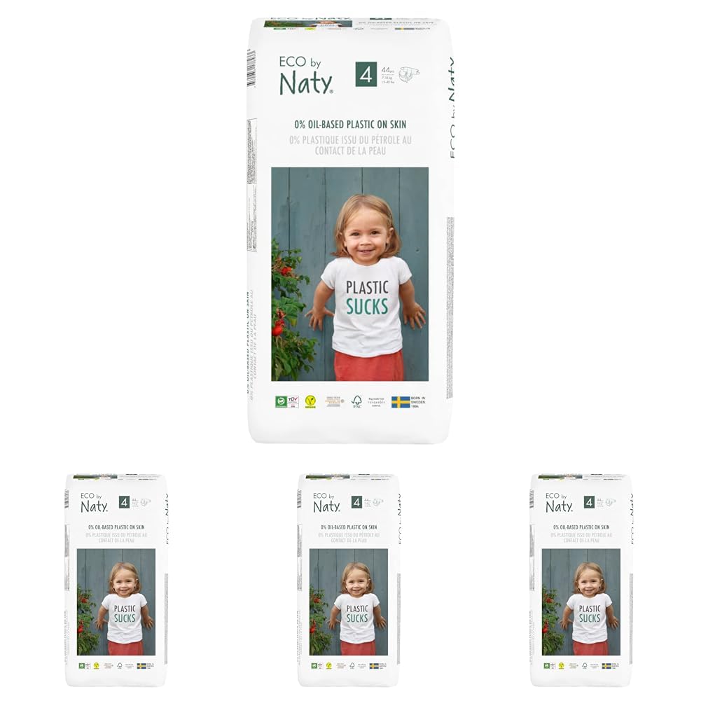 Windeln T4 Naty 7-18 kg, 44 Stück (Packung mit 4)