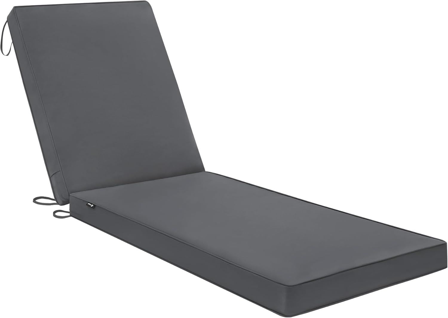 Favoyard Chaise Lounge Cushions Outdoor 72 x 21 x3 Inch Waterproof & 3-Year Fade Resistant Outdoor Lounge Chair Cushions with Removable Cover, Ties and Hidden Zipper for Patio Pool Lounge Chairs