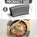 Patelai 4 Pcs Silicone Assist Hot Pan Handle Holder Pot Handle Covers for Cast Iron Skillets Holder Sleeve Nonslip Heat Resistant Pan Cover for Enameled Griddles Casserole Frying Cookware(Light Gray)