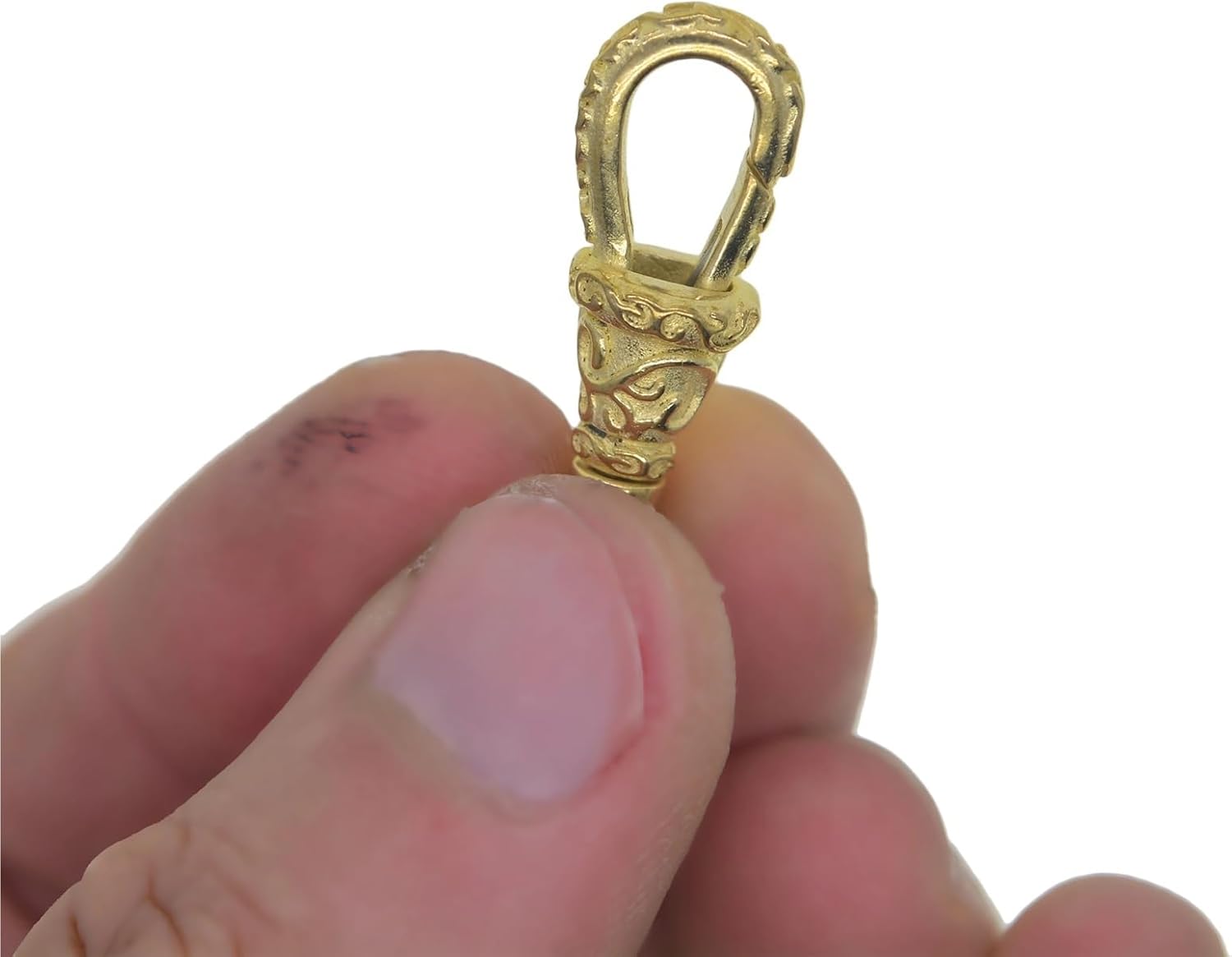 Pocket Watch Swivel Clip Chain 10 Pcs Small Solid Brass Pattern Pocket Watch Swivel Clip Chain Spring Snap Hook 30mm 1.2 Inch Buckle