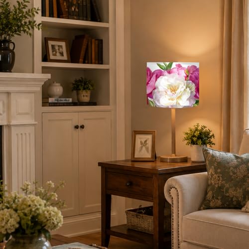 Image of Nuxovilar Lamp Shades Set of 2, 8.7 inch Top x 8.7 inch Bottom x 7.9 inch High (Spider)