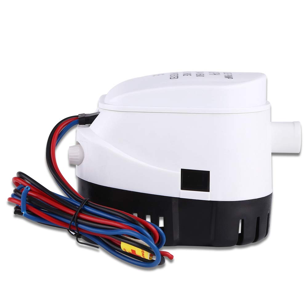 Pompa di sentina per barche automatica con galleggiante pompa di sentina automatica sommergibile 12V 750GPH bilge pump con interruttore a galleggiante adatto per pompa di sentina con galleggian